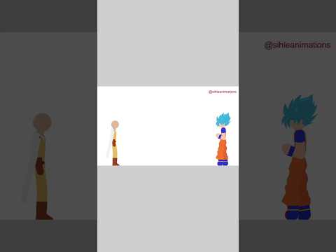 Goku vs Saitama #dragonball #goku #saitama #anime