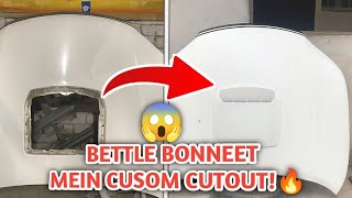 Volkswagen Beetle Bonnet with Modified Air Vent Cutout