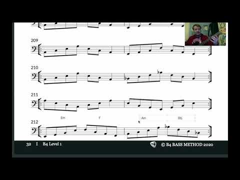 Bass - Exercise 212 (A Minor Arpeggio)
