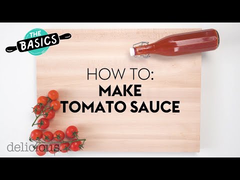 How To Make Authentic, Homemade Tomato Sauce | delicious. Australia