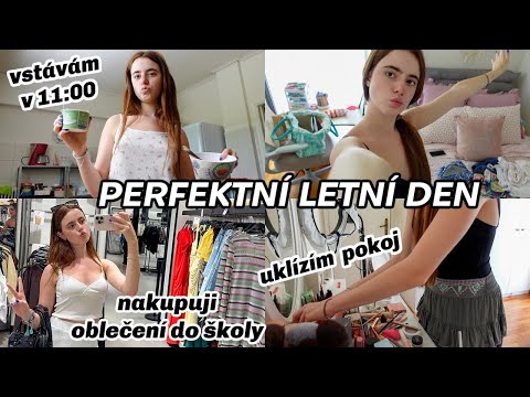 *PERFEKTNÍ*LETNÍ DEN konečně si ulkízím, poprvé v životě nakupuji oblečení do školy