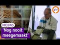 Bever zwemt al dagen bij bewoners in de vijver