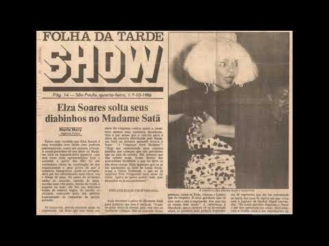 Duda Neves com Elza Soares - Madame Satã 1986