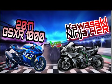SUZUKI 2017 GSX-R 1000 vs KAWASAKI NINJA H2R!! Who's going to be the next LEGEND?? 😎