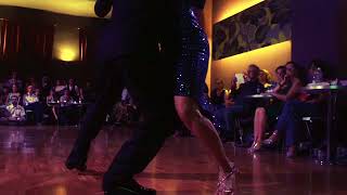 JAVIER RODRIGUEZ E FATIMA VITALE AL CLUB ALMAGRO