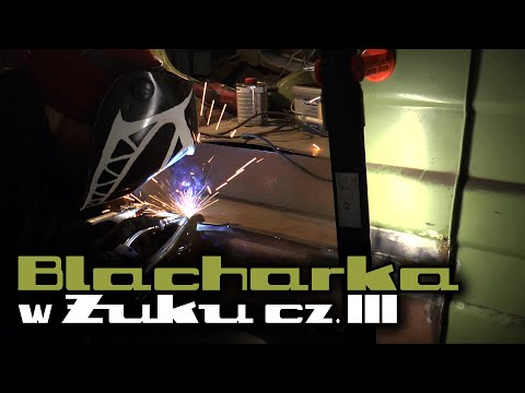 BLACHARKA ŻUKA cz. 3 - progi i kawałek podłogi - ŻUK KAMPER #7