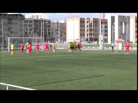 AT Chopera Alcobendas A - Union Collado Villalba A - Gol de falta de Becerra