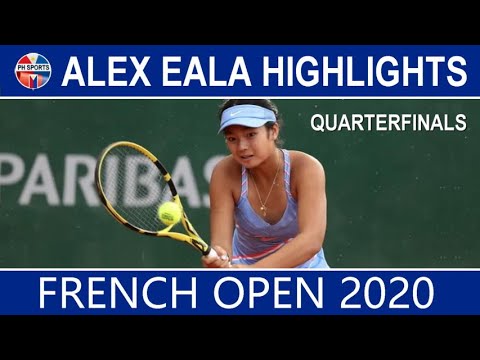ALEX EALA Highlights | French Open 2020 - Quarterfinals  [PHI] Alexandra Eala VS Linda Nosková [CZE]