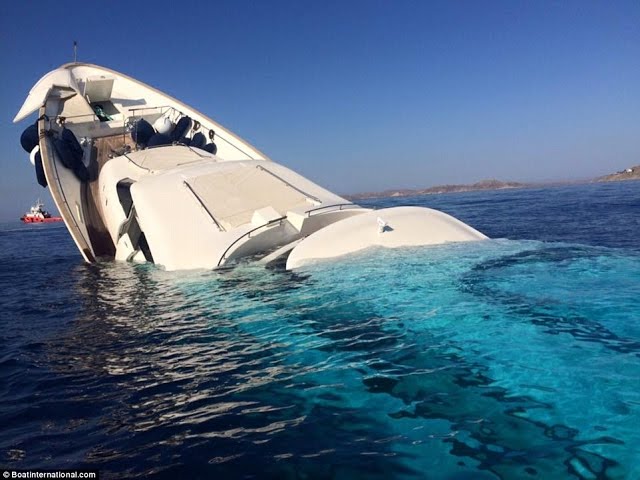 Luxury superyacht $6m sinking off Greek island of Mykonos