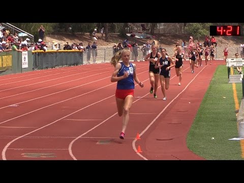 2016 TF - CIF-ss Prelims (Div 2) - Girls' 1600 Meters (Heat 1 of 3)