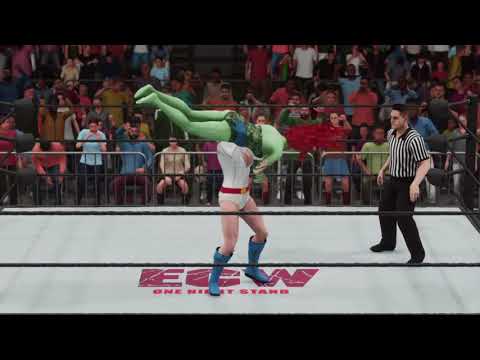 WWE 2K18 Power Girl vs. Poison Ivy - Extreme Rules 2 Out Of 3 Falls