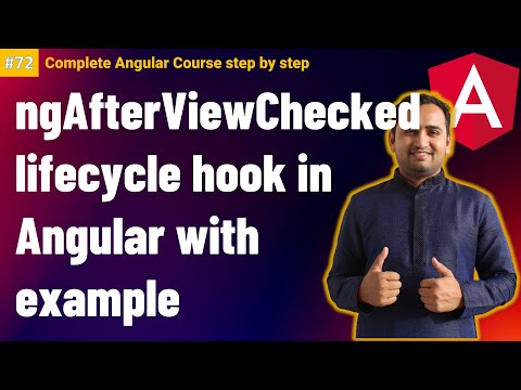 Ngafterviewchecked In Angular With Example Lifecycle Hooks In Angular Complete Angular Tutorial