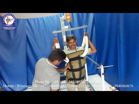Bms gait training frame unweighting system, for clinical and...