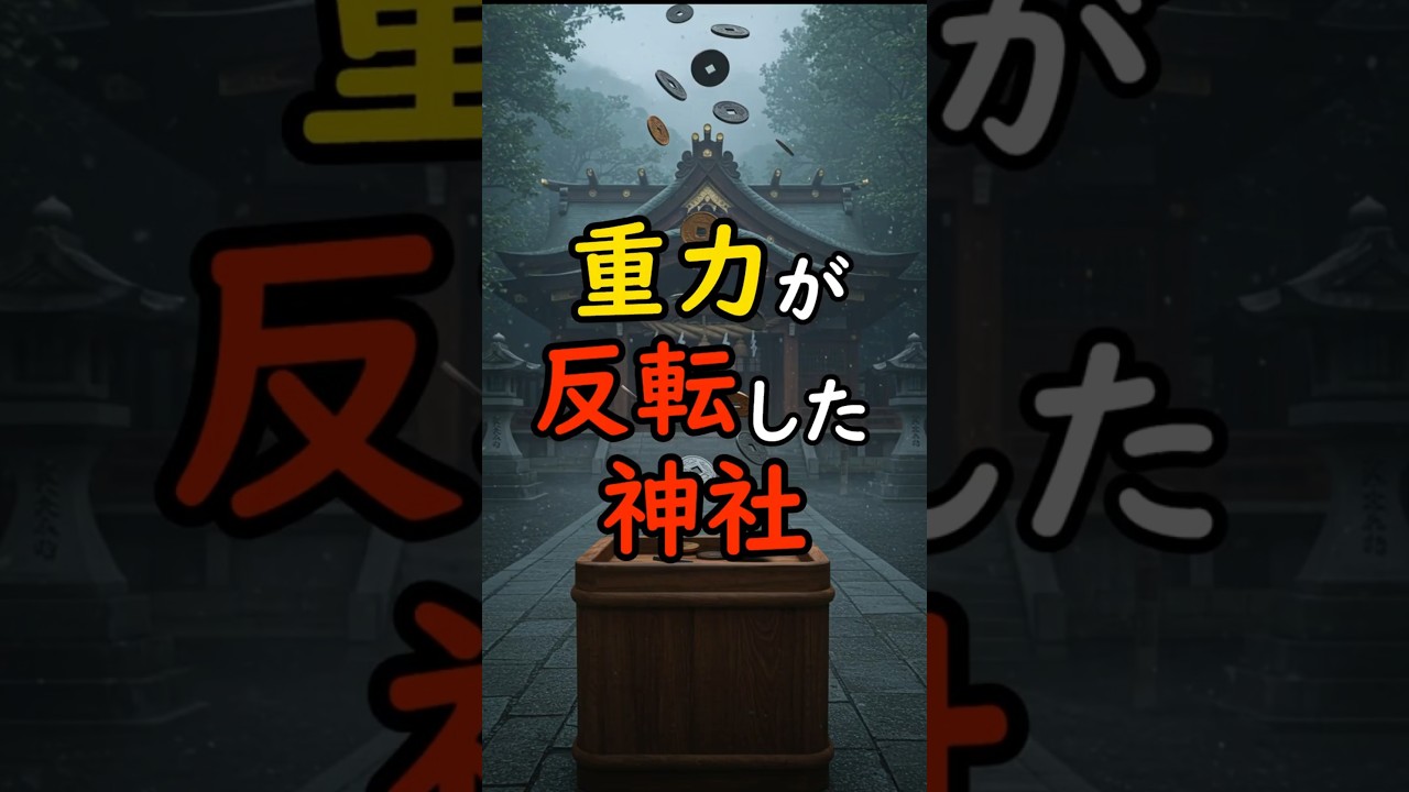 重力が乱れる神社──石上神宮の賽銭箱に起きた異変【都市伝説 封印神社】