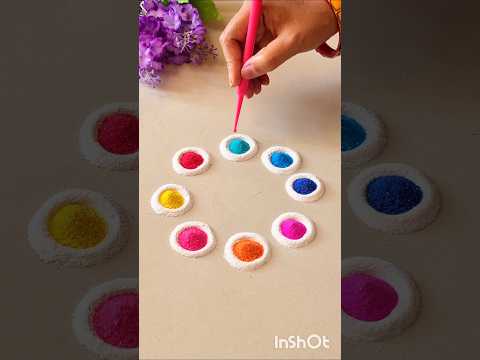 #DiwaliRangoli #DiyaRangoli #Deepavali2025 #RangoliDesigns #SmallRangoli #dhanteras  #DiwaliIdeas