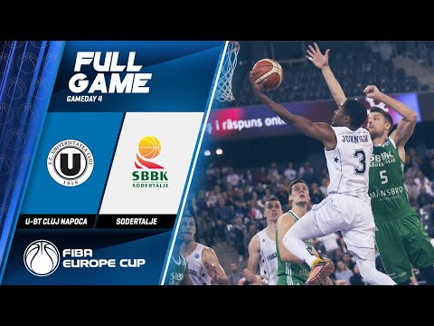 U-BT Cluj Napoca v Sodertalje - Full Game - FIBA Europe Cup 2019-20