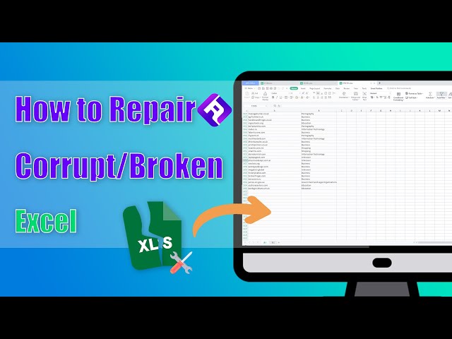 how to repair corrupt excels