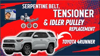 Toyota 4runner Serpentine Belt, Tensioner & Idler Pulley Replacement Fat Guy Builds