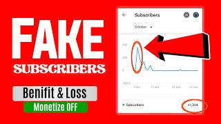 🔴Fake Subscribers | Benifits & Loss ? Monetization "OFF" issue ?
