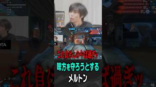 味方を守ろうとするバティメルトン【 OverWatch / メルトン 切り抜き】 #short #shorts