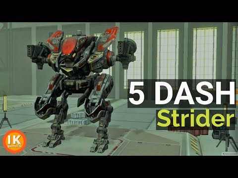 War Robots Dash Five Times (The Fastest Robot : STRIDER) 5 สไลด์โหดๆ