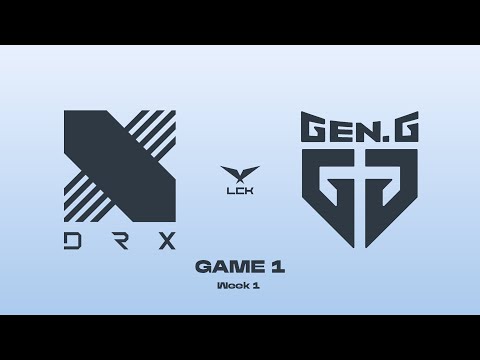 DRX VS GEN - GAME 1 | LCK CUP 2026 - WEEK 1