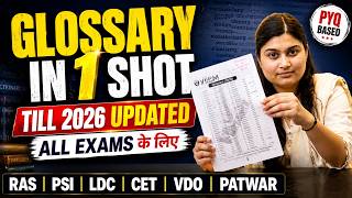 Glossary in 1 Shot Till 2026 Updated 🔥 | All Exams Vocabulary Revision