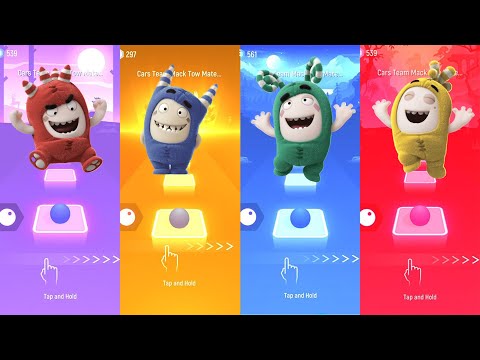 Oddbods Fuse vs Bubbles vs Zee vs Pogo | Tiles Hop EDM Rush