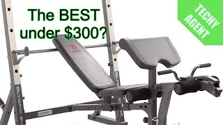 Marcy Diamond Elite Bench- The BEST weight bench under $300