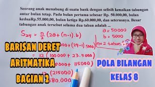 Download lagu Matematika Kelas 8 - Pola bilangan - Penerapan Deret Aritmatika dalam soal cerita mp3