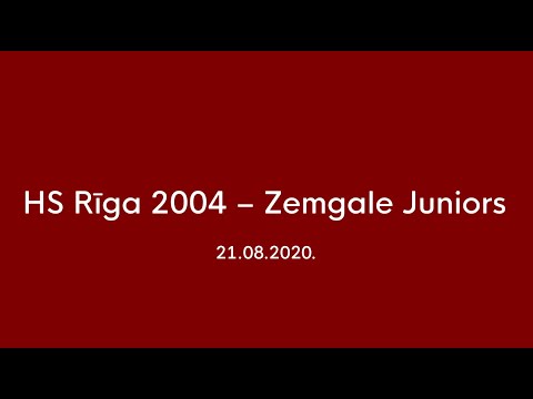 HS Rīga 2004 – Zemgale Juniors 21.08.2020.