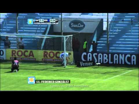 Gol de González. Rafaela 2 - Godoy Cruz 3. Fecha 15. Torneo Primera División 2014. FPT.