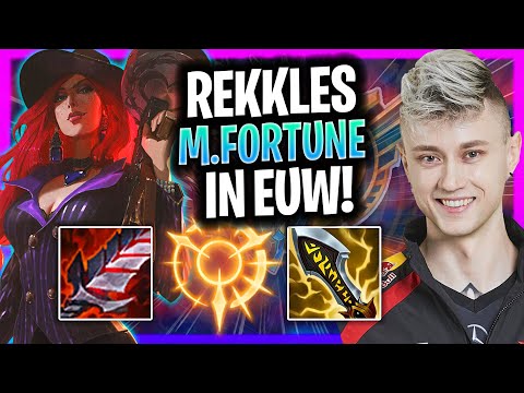 REKKLES IS A GOD WITH MISS FORTUNE IN EUW SERVER! | T1 Rekkles Plays Miss Fortune ADC vs Aphelios!