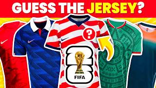 Guess the National Team by Their Jersey! 👕🔥 World Cup Edition | Quiz Football 2026