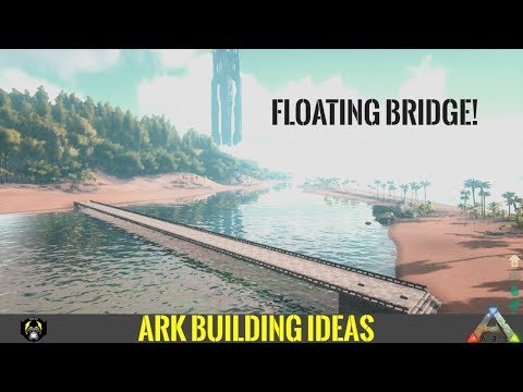 HOW TO BUILD A "FLOATING" BRIDGE (ISLAND) | ARK SURVIVAL