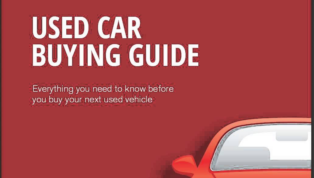 cars guide USED CAR BUYING GUIDE