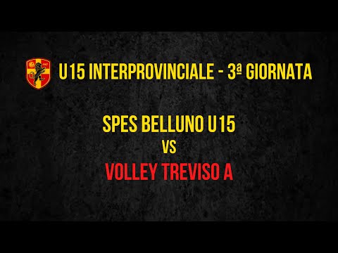 UNDER 15: SPES BELLUNO U15 - VOLLEY TREVISO A