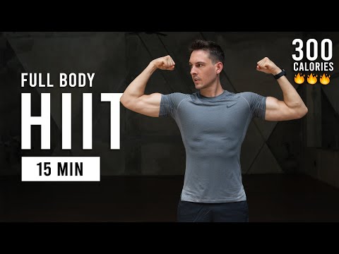 15 Min Full Body HIIT Workout For Fat Loss (Intense, No Repeats)