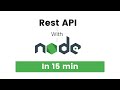 Make A REST API With Nodejs The Easiest Way