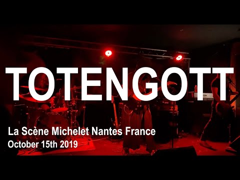 TOTENGOTT Full Live Concert 4K @ La Scène Michelet Nantes France October 15th 2019