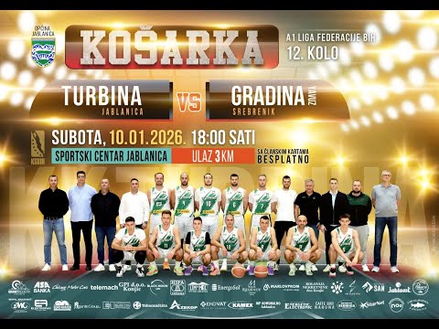 KK "Turbina" Jablanica - KK Gradina Yavuz Srebrenik - A1 Liga KSBiH 12. Kolo