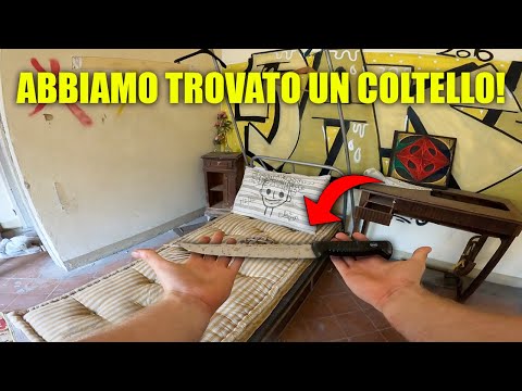 EXPLORING AN ABANDONED CHILDREN'S HOME - I CAN'T BELIEVE WE FOUND A KNIFE!