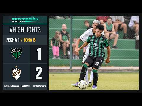 SAN MARTÍN (SJ) 1 - 2 PLATENSE | Match Summary | #TorneoProyección Opening Tournament 2026