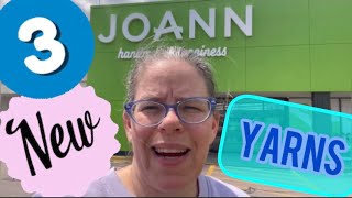 3 NEW YARNS @JOANNStores #newyarn #yarnshopping @BernatYarn @Yarnspirations #bernat #yarnspirations