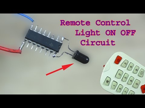 How to make a remote control light circuit, simple remote switch Video