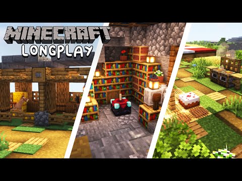Melthie - Minecraft Survival [1.19]: Relaxing Longplay #6 - Enchantment Room, Horse Stable (No Commentary)