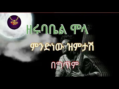 Zerubabel Molla - "Mindnew New Zimtash" - lyrics video | ዘሩባቤል ሞላ - ምንድነው ዝምታሽ - ከግጥም ጋር