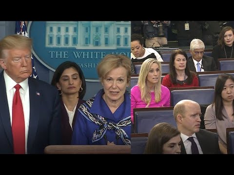 Trump invoked Defense Production Act & talked to reporters 3/18/2020