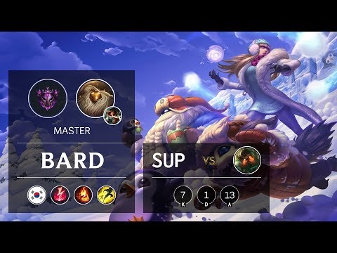 Bard Support vs Nautilus - KR Master Patch 10.1