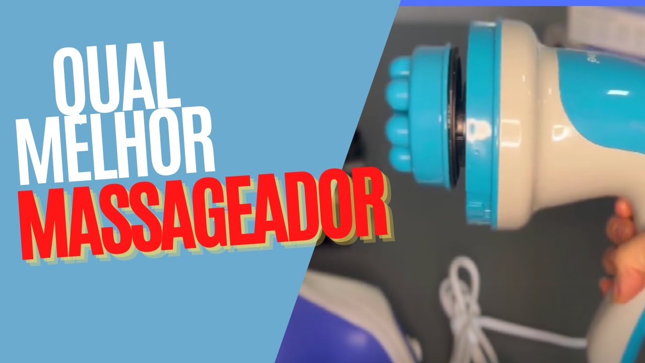 Qual melhor massageador elétrico orbital do mercado Original x falsificado
